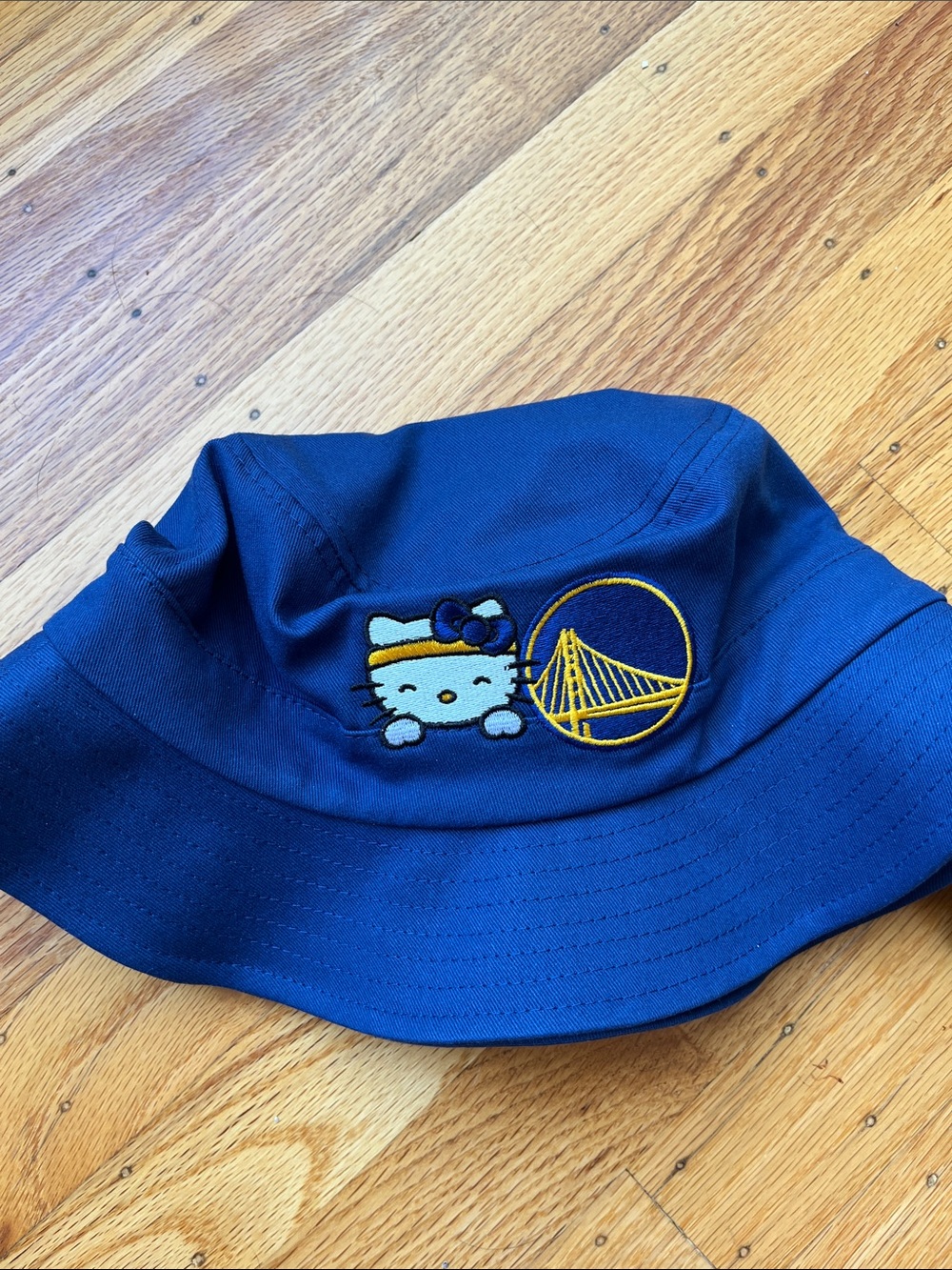 Hello Kitty Warriors Bucket Hat with Yellow Team Embroidery
